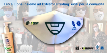 Leo e Lions insieme ad Extreme Printing: uniti per la comunità