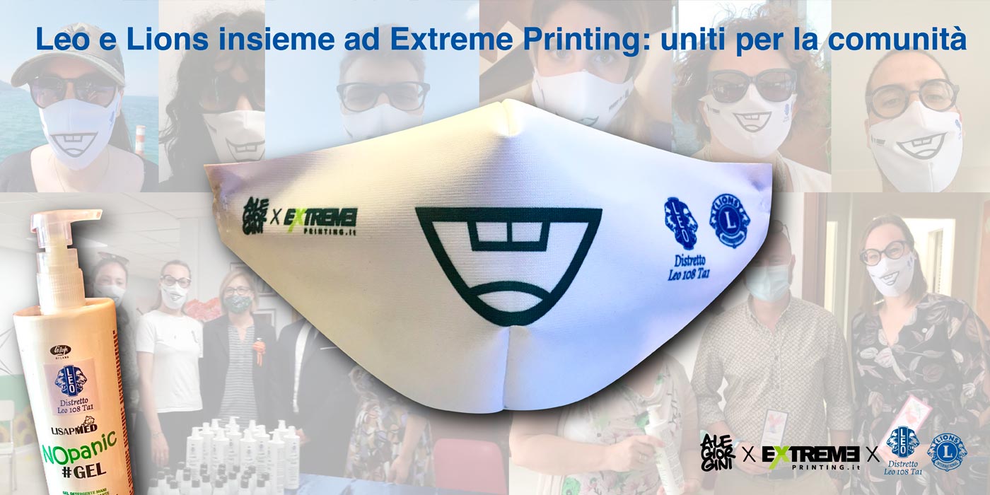 Leo e Lions insieme ad Extreme Printing: uniti per la comunità